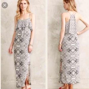 Anthropologie tiered dress